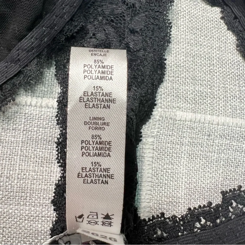 Cosabella Black Lace Bralette XL - Picture 10 of 11